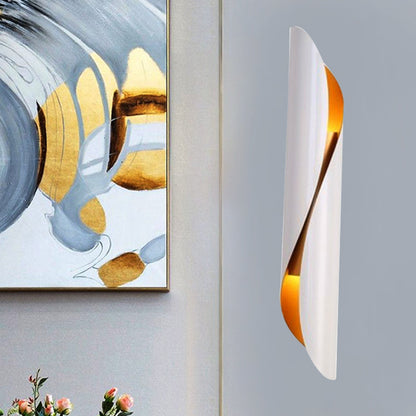 Frendorf | 2-Kopf Rollen Flush Mount Wandleuchte Minimalismus Schwarz/Weiß Metall Wandbeleuchtung