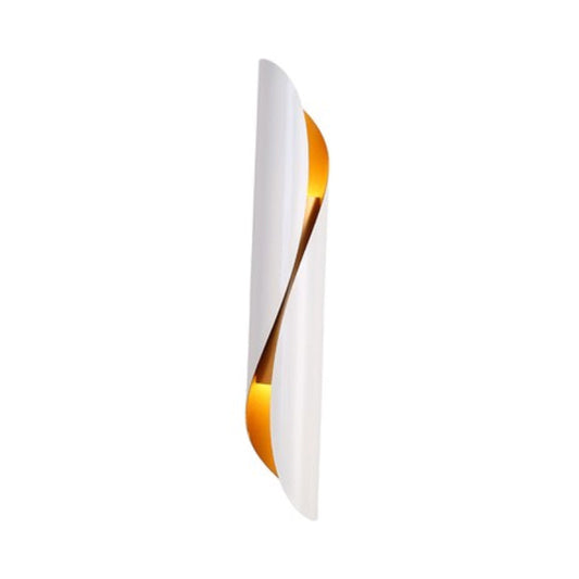 Frendorf | 2-Kopf Rollen Flush Mount Wandleuchte Minimalismus Schwarz/Weiß Metall Wandbeleuchtung