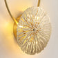 Frendorf | 3/6/7 Köpfe Messing Wandmontage Lampe Asiatischer Stil Gold-Finish Geätztes Lotusblatt Wandlicht Wandleuchte
