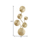 Frendorf | 19,5"/23,5"/28" Breite 5/6/8-Licht Lotusblatt Wandleuchte Art Deco Gold Finish Edelstahl Flush Wandleuchte