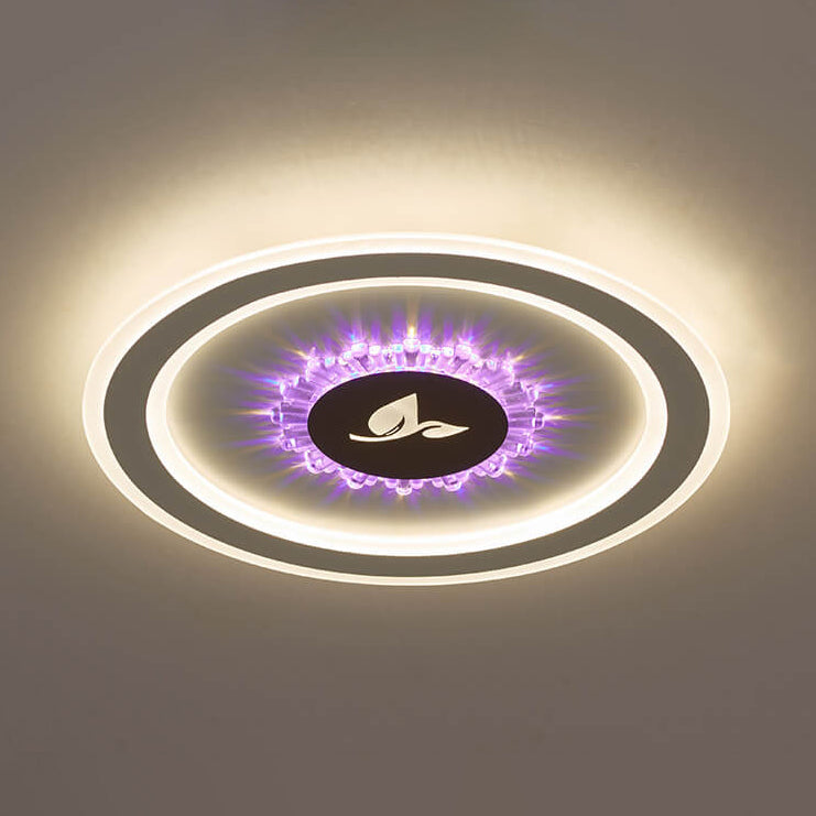Frendorf | Lumivolt Astra LED Deckenleuchte | Modernes Acryl-Design | Farbwechsel | Dimmbar mit Fernbedienung
