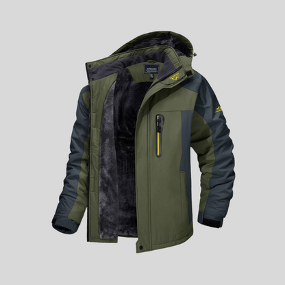 Frendorf | Warme Herren Winterjacke mit technischer Fleece-Fütterung