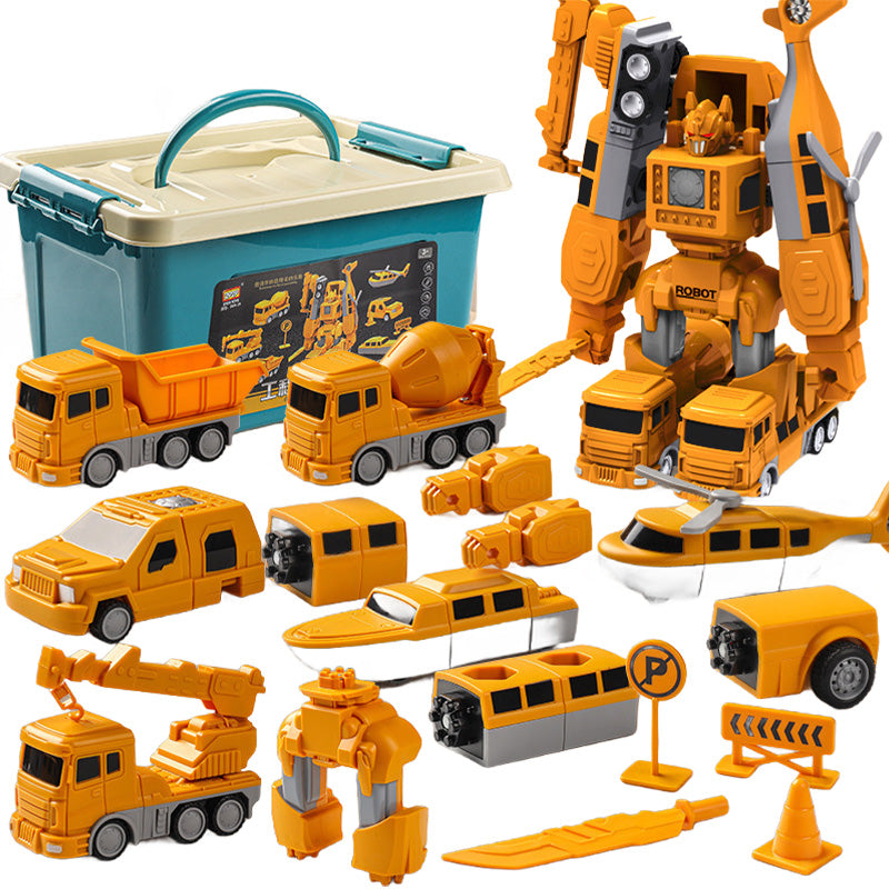 Frendorf | Magnetisches Transform-Engineering-Auto-Zusammenbauspielzeug