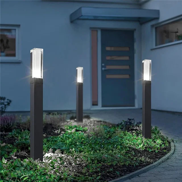 Elegante Solar-Post-Lichter
