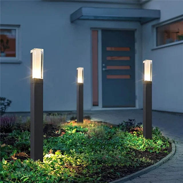 Elegante Solar-Post-Lichter