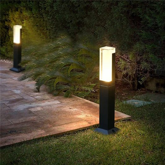 Elegante Solar-Post-Lichter