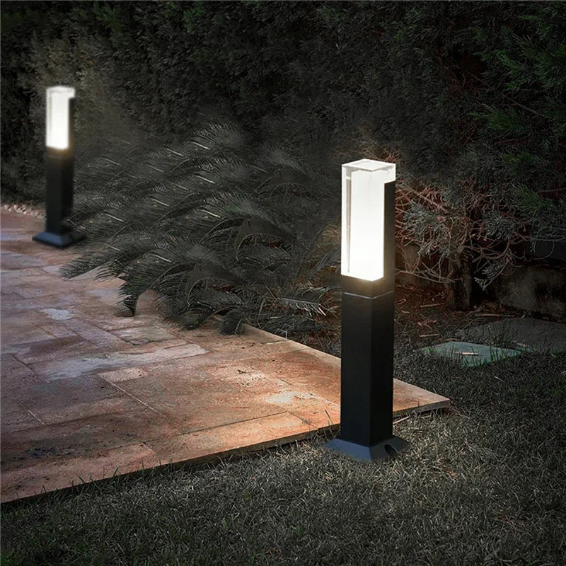 Elegante Solar-Post-Lichter