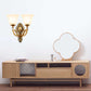 Frendorf | Metalen Gouden Wandverlichting Fixture Bel 1/2-Licht Moderne Stijl Wandlamp met Opale Glasschaduw