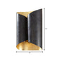 Frendorf | 2-Licht Scroll Wandlamp Eenvoudige Zwarte en Gouden IJzeren Wandgemonteerde Verlichtingsarmatuur