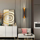 Frendorf | Moderne Curl Wandlamp 13"/21"/30" Hoogte 2 Lichten Metallic Binnen Wandverlichting in Zwart