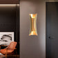 Frendorf | 13"/21"/30" H 2 Köpfe Wandleuchte Sconce Einfachheit Geformte Metall Wandmontage Lampe, Messing/Gold/Naturholz-Finish