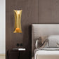 Frendorf | 13"/21"/30" H 2 Köpfe Wandleuchte Sconce Einfachheit Geformte Metall Wandmontage Lampe, Messing/Gold/Naturholz-Finish