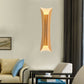 Frendorf | 13"/21"/30" H 2 Köpfe Wandleuchte Sconce Einfachheit Geformte Metall Wandmontage Lampe, Messing/Gold/Naturholz-Finish