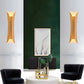 Frendorf | 13"/21"/30" H 2 Köpfe Wandleuchte Sconce Einfachheit Geformte Metall Wandmontage Lampe, Messing/Gold/Naturholz-Finish
