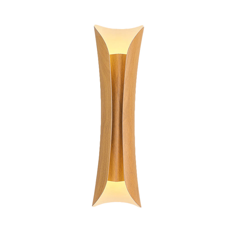 Frendorf | 13"/21"/30" H 2 Köpfe Wandleuchte Sconce Einfachheit Geformte Metall Wandmontage Lampe, Messing/Gold/Naturholz-Finish