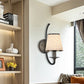 Frendorf | 1 Kopf Wandbeleuchtung mit Kegel-Schirm Beige/Blautürkis/Grün Glas Zeitgenössischer Stil Flur Wandleuchte