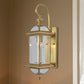 Frendorf | Metalen Messing Wandlamp Geometrisch 1 Kop Traditionele Wandmontage Lamp voor Woonkamer