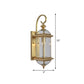 Frendorf | Metalen Messing Wandlamp Geometrisch 1 Kop Traditionele Wandmontage Lamp voor Woonkamer