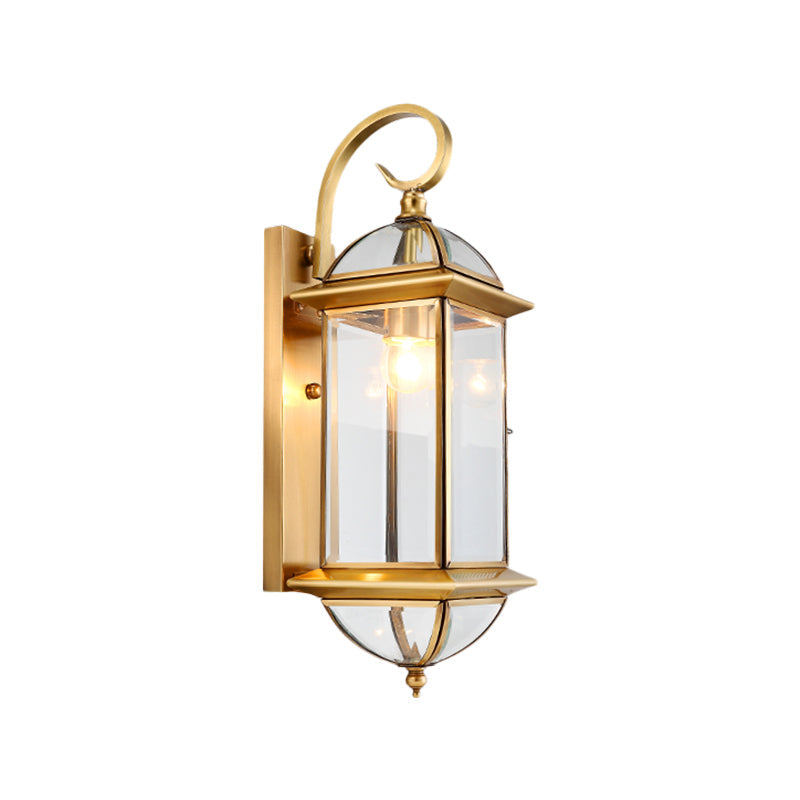 Frendorf | 1 Glühbirne Metall Wand Sconce Traditionelle Gold Kurvige Arm Wohnzimmer Wandlicht Leuchte