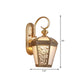 Frendorf | Metallische Messing Wandlampe Beleuchtung Vogelkäfig 1-Licht Traditionelle Wandarmatur für Flur, 6"/7.5" Breit