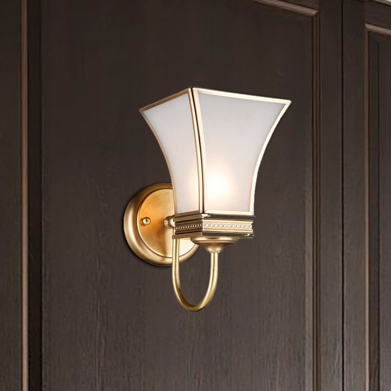 Frendorf | Bell Metall Wandleuchte Traditionell 1/2 Lampen Messing Wohnzimmer Wandbeleuchtung Fixture