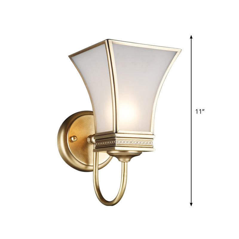 Frendorf | Bell Metall Wandleuchte Traditionell 1/2 Lampen Messing Wohnzimmer Wandbeleuchtung Fixture