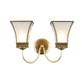 Frendorf | Bell Metall Wandleuchte Traditionell 1/2 Lampen Messing Wohnzimmer Wandbeleuchtung Fixture