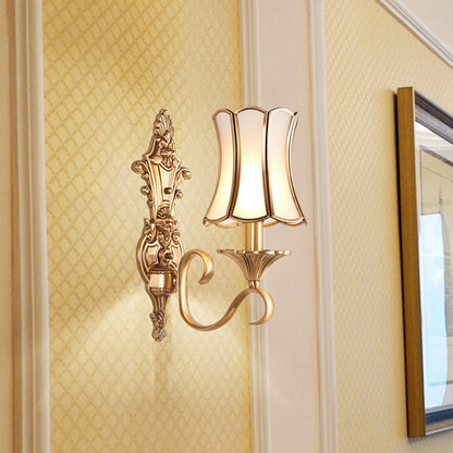 Frendorf | 1/2 lampen wandschilder traditionelle messing gebogene metall wandlicht einrichtung für wohnzimmer