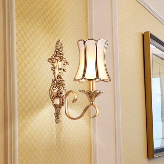 Frendorf | 1/2 lampen wandschilder traditionelle messing gebogene metall wandlicht einrichtung für wohnzimmer
