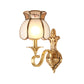 Frendorf | Metalen Messing Wandlamp Vogelkooi 1/2-Kop Traditioneel Wandverlichtingsarmatuur voor Woonkamer