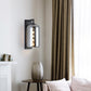 Frendorf | Mason Jar Förmige Wandlampe Retro Stil Geschlossene Glas 1 Glühlampe Wandleuchte mit Arm in Schwarz