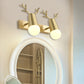Frendorf | Globe Badkamer Vanity Licht Traditionalisme Metaal 2/3-Kops Messing Wandlamp Verlichting