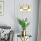 Frendorf | Globe Badkamer Vanity Licht Traditionalisme Metaal 2/3-Kops Messing Wandlamp Verlichting