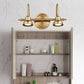 Frendorf | Messing Lineaire LED Vanity Verlichting Traditionele Metaal 2/3/4-Licht Badkamer Wandlamp Licht