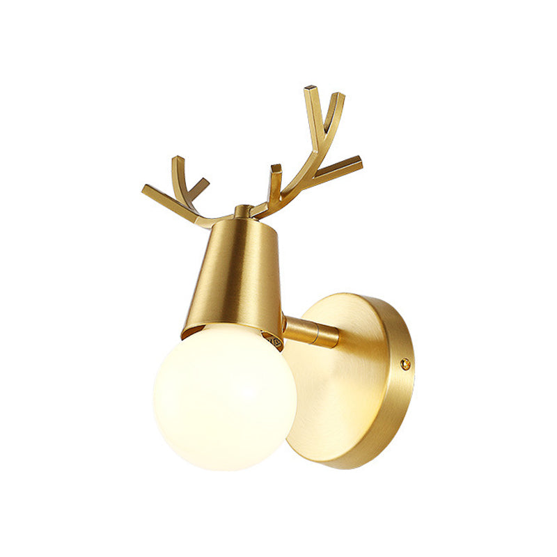 Frendorf | Traditionalisme Global Vanity Wandlamp 1/2/3-Kop Metaal Wandlamp in Messing voor Badkamer
