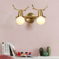 Frendorf | Traditionalisme Global Vanity Wandlamp 1/2/3-Kop Metaal Wandlamp in Messing voor Badkamer