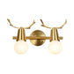 Frendorf | Traditionalisme Global Vanity Wandlamp 1/2/3-Kop Metaal Wandlamp in Messing voor Badkamer