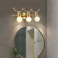 Frendorf | Traditionalisme Global Vanity Wandlamp 1/2/3-Kop Metaal Wandlamp in Messing voor Badkamer