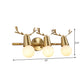 Frendorf | Traditionalisme Global Vanity Wandlamp 1/2/3-Kop Metaal Wandlamp in Messing voor Badkamer