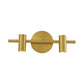 Frendorf | 2/3/4-Licht LED Tube Vanity Lampe Traditionelle Messing Metall Wand Sconce Beleuchtung für Badezimmer