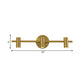 Frendorf | 2/3/4-Licht LED Tube Vanity Lampe Traditionelle Messing Metall Wand Sconce Beleuchtung für Badezimmer