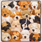 Niedliche schlafende Hundedecke
