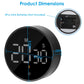Frendorf | 2,79" LED Digital Elektronischer Countdown-Timer Dimmbare Stumm Magnetic Clock