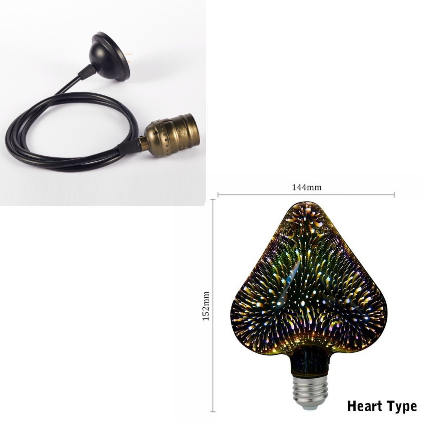 3D LED Feuerwerksbirne