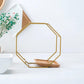 Frendorf | GeoFrame Keramik Wandpflanztopf mit Metallrahmen | Octagon Design