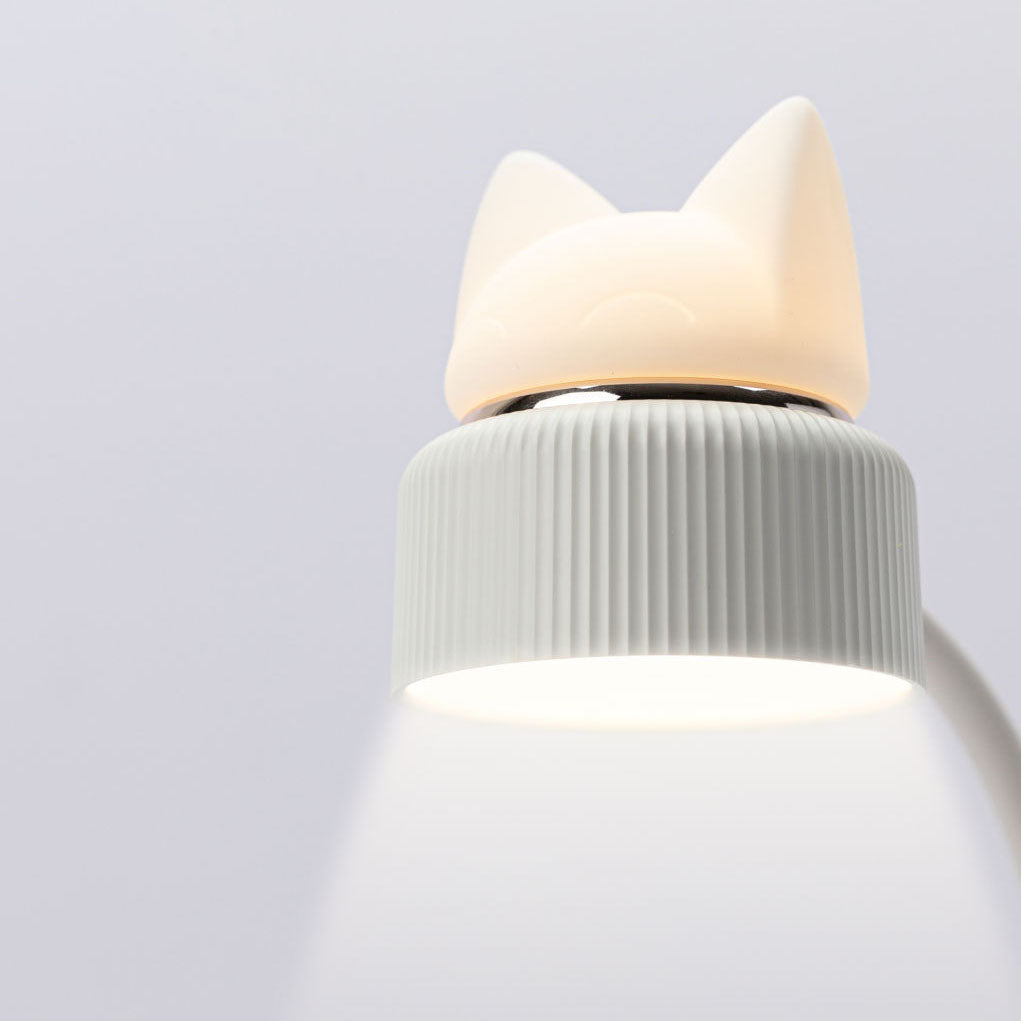 Moderne kreative Katzenohren Augen Schutz Clip LED Tischlampe