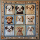 Liebenswerte kleine Hundedecke