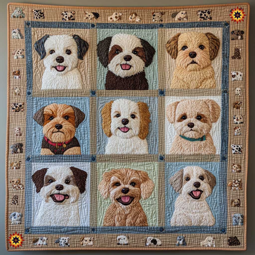 Liebenswerte kleine Hundedecke