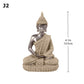 28 Stil Miniatur Buddha Statue Natur Sandstein Fengshui Thailand Buddha Skulptur Hindu Figurine Home Dekoratives Ornament 15