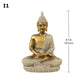 28 Stil Miniatur Buddha Statue Natur Sandstein Fengshui Thailand Buddha Skulptur Hindu Figurine Home Dekoratives Ornament 15